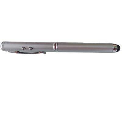 China LaserPointer Pen 4 in 1 Pens Stylus LED Writiing Multifunction Laser Pointer Pen Ballpoint Pen for sale