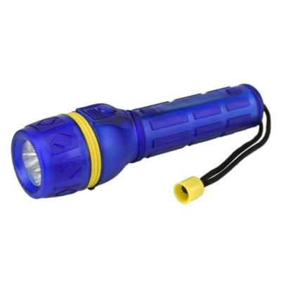 China LANDSCAPE Rubber PVC LED Flashlight with AAA Battery for sale