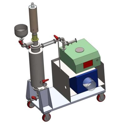 China Removable 20khz 2000 watt ultrasonic probe , Sonochemistry equipment with circulation reactor for sale