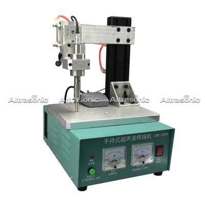 China Easy Operation 30k 35k Ultrasonic Spot Welding Device For Flat Mask Ear Loop for sale