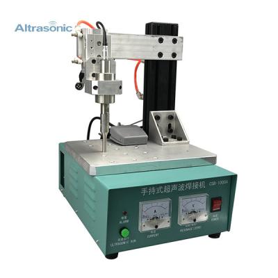 China Manual 35k 800w Ultrasonic Spot Welding Machine For Surgical Face Mask Ear Band Welding for sale