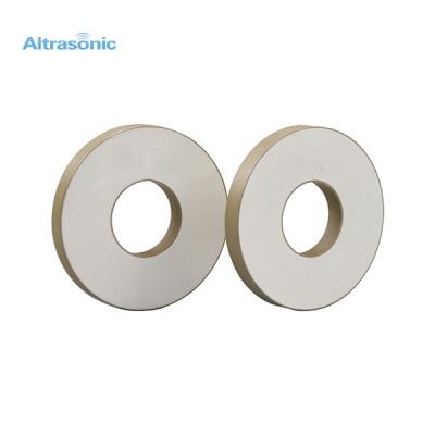 China Gele Piezoelectric Ceramische Ring Shape Used For Ultrasonic-Lassenconvertor Te koop