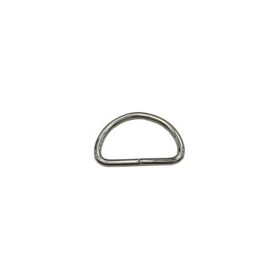 China High Quality Metal Stain 10mm Iron Stainless Steel Handbag Hardware Ring For Metal D-Ring Key Chain D-ring for sale