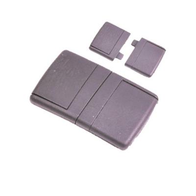 China Shoes wholesale high quality safety plastic buckle black insert two parts for luggage and coins for sale