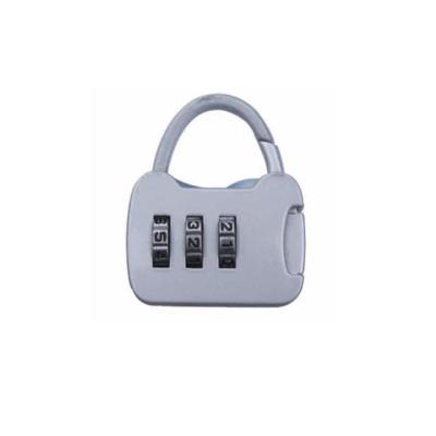 China Plastic Handbag 3 Digit Mini Customs Luggage Secure Suitcase Code Lock Locker Padlock Password Lock For Travel For Schoolbags for sale