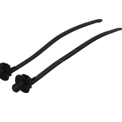 China High Quality Black Nylon Self Locking Zip Ties Cable Ties Plastic Cable Straps for sale