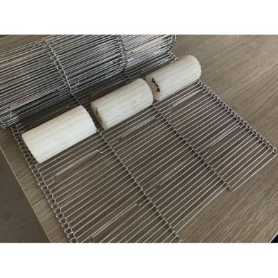 China Manufacturer Customized Bakery Stainless Flat Product Flex Wire Mesh Conveyor Heat Resistant Belt for sale