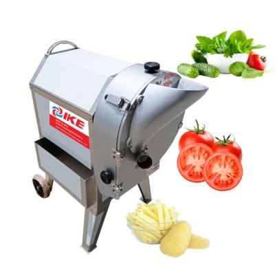 China High Efficiency Easy Operate Vegetable and Fruit Cutting Machine Industrial Large Capacity Potato Shredder Tomato Slicer for sale