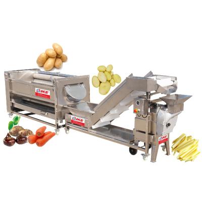 China High Efficiency Easy Operate Vegetable Fruit Processing Production Conveyor Belt Machine Potato Slice Taro Shred Processing Fruit Industry Line for sale