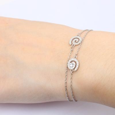 China Cute High Quality Tasty Adjustable Round Box Chain Elegant NS Charm Bracelet for sale