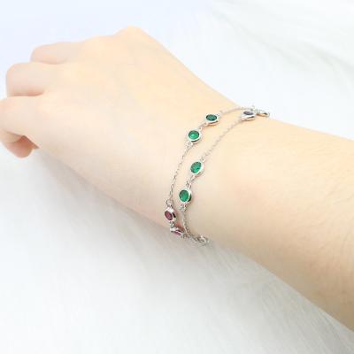 China Fashion CLASSIC Adjustable Custom Jewelry Bangle 18k 1ct NS Moissanite Charm Bracelets for sale