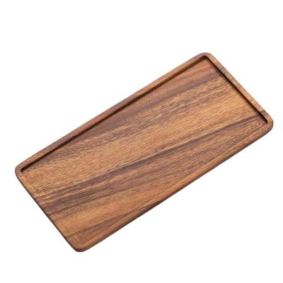 China Amazon Hot Sells Viable Wooden Dish Trays Wooden Tea Tray Whole High Quality for sale