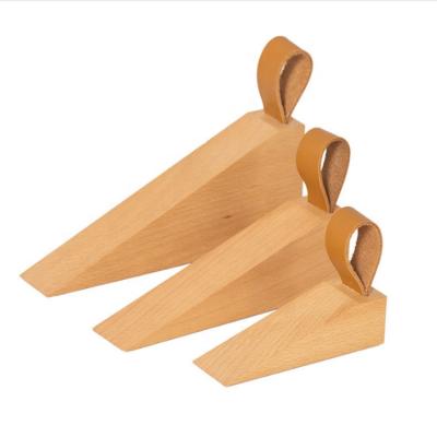 China Wholesale Modern Minimalist Non-slip Mute Wooden Door Stopper Door Stopper Door Stops for sale