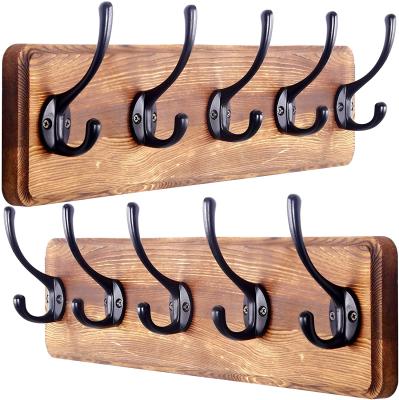 China (Others)Adjustable Wall Mounted Clothes Rack Wooden Cloth Hanger Custom for sale