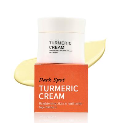 China Moisturizer Private Label Skin Care Face Cream Acne Treatment Dark Spot Removal Skin Care Turmeric Anti Aging Face Cream for sale