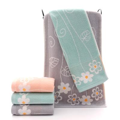 China Wholesale Hypoallergenic 100% Cotton Factory Price Bath Towels Adult Face Towel With Outdoor OEM Service Household for sale