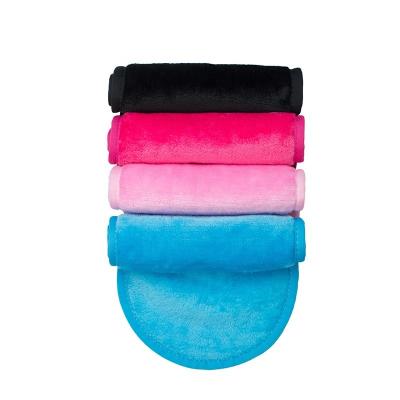 China Factory Kid Safe Makeup Remove Remover Reusable Towel Face Towel Makeup Microfiber Cleansing Towel for sale