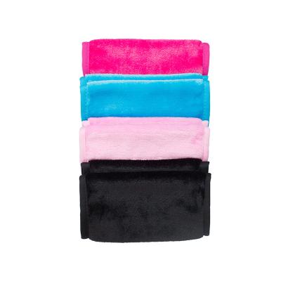 China Available Fine Sample Fiber Makeup Remover Towel Face Wash Microfiber Beauty Safe For Kids Face Towel Acceptable Customization for sale