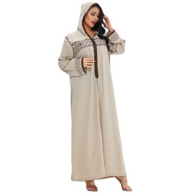 China Middle East Dubai Muslim Long Dress Arabic Long Dress Anti-wrinkle Fashion Women's Robe Gown Ladies Dress for sale