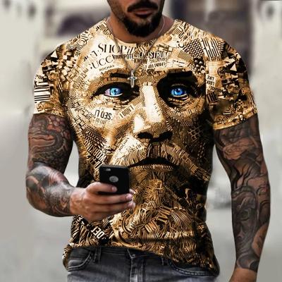 China Anti-wrinkle summer men's 3d t-shirts popular men's t-shirts men's short sleeves quality guarantee reasonable price for sale