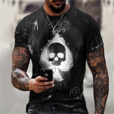 China Anti-wrinkle hot sale street fashion casual T-shirts men short sleeve loose O neck sweatshirts and men 3D printed T-shirts for sale