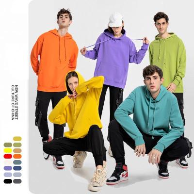 China New Arrival Comfortable Custom Logo Long Sleeve Men's Hoodie With Cotton Hooded Plain Hoodies Woman Street Women Oversized Hoodie for sale