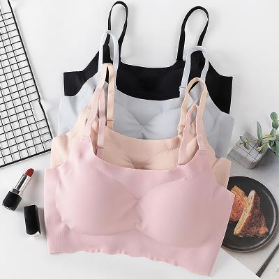 China New Lace Seamless Sexy Bra Bralette Sexy Lingerie Underwear Radio Padded Seamless Bra Ultra Tie Padded Bras For Women for sale