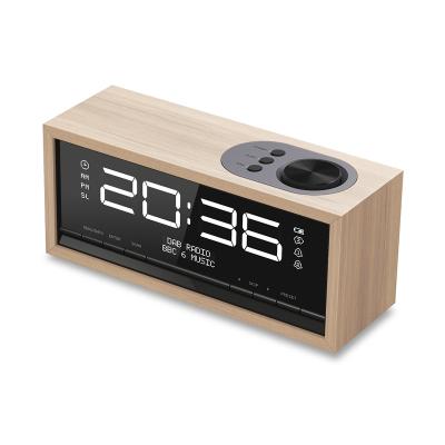 China PORTABLE Bedrooms Alarm Clock Radio with FM/BT and DAB Radio for sale