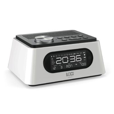 China H60 Home Radio Alarm Clock Speaker Support USB Music Wireless Play for Bedroom Sleep Timer for sale