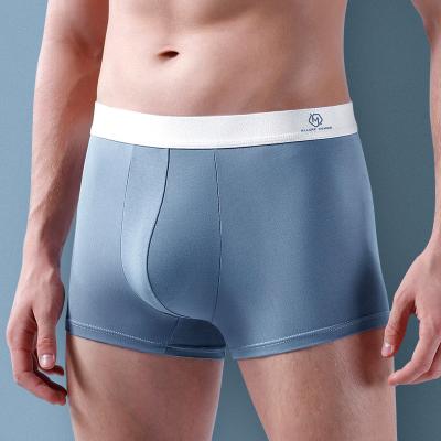 China Breathable 60 Modal Men's Seamless Boxer Briefs Antibacterial Oversized Boxer Shorts Underwear For Men for sale