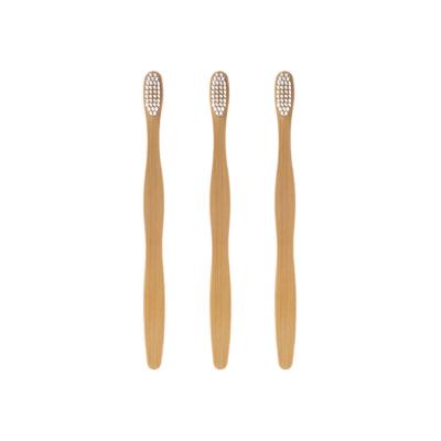 China Be Biodegradable 4 Nylon Bamboo Toothbrush Fashionable Private Label Bamboo Toothbrush for sale