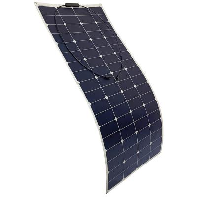 China 161 PV Energy ETFE Sunpower Flexible Solar Panel 12v 200w For RV Caravan 166mmx166mm for sale