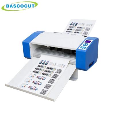 China Automatic Vinyl Sticker/PVC/heat Transfer Vinyl Sticker/PVC/heat Sheet Cutter Digital Sticker Label Cutter Automatic Bascocut Sheet Die Cutting Machine for sale