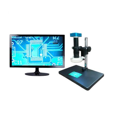 China Aluminum Alloy Industrial Inspection Microscope Digital 3D Hd Precision Camera Microscope for sale