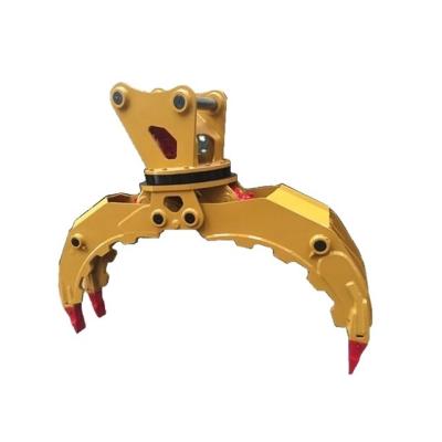 China Excavator Hydraulic Grab 360 Degree Rotating Rock Grapple for CAT320 330 336 for sale