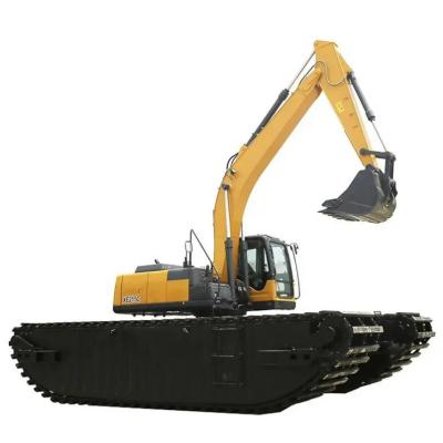 China customized Swamp Buggy  With Pontoons Floating Amphibious Pontoon used for 7 - 50 Ton Excavator for sale