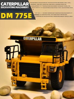 China DM Caterpillar CAT775E Dumper Tipper Alloy Truck Model  1/64 for sale