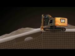 Demonstration of the working principle of the excavator moving arm lifting protection function