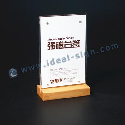 China Acrylic Table Menu Holders for sale