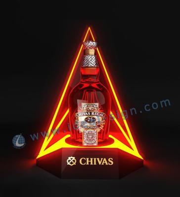 China Flasche Chivas LED Glorifier-Doppelt-Dreieck-Form 200 * 180 * 280MM für das Produkt-Anzeigen zu verkaufen