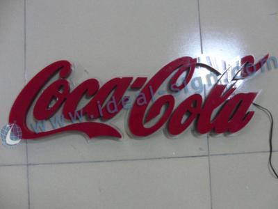 China Acrylic LED Resin Sign for sale