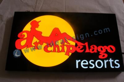 China Letters Led Resin Sign for sale