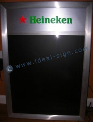 China Black Picture Frame Sandwich Board Signs For Weddings Advertising for sale