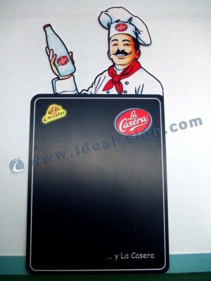 China Alu Frame Advertising Chalkboard For Restaurant Writing Message Blackboard for sale