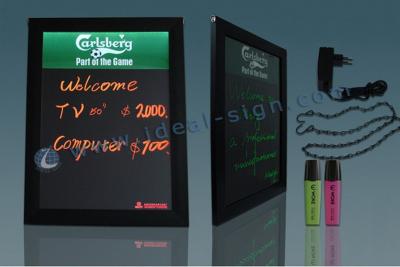 China Custom Coca Cola Illuminated Blackboard / Led Writing Message Board for sale