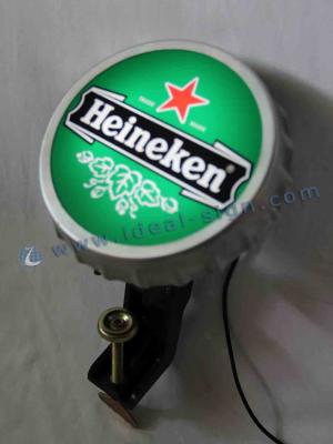 China Heineken Bar Top Bottle Opener Stainless Steel With Lighted Display for sale