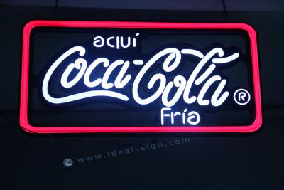 China Outdoor LED Neon Coca Cola Light Sign / Message Word Letter Signs for sale