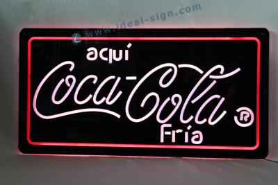 Cina L'abitudine acrilica ha condotto i bordi leggeri dei segni coca-cola/dell'insegna al neon per la casa in vendita