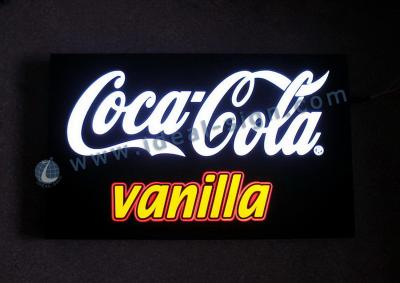 China Shop Cocacola LED Resin Sign Boards Indoor Custom for sale