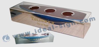 China Talisker Boat Shape Beer Liquor Bottle Display For Business Gift for sale